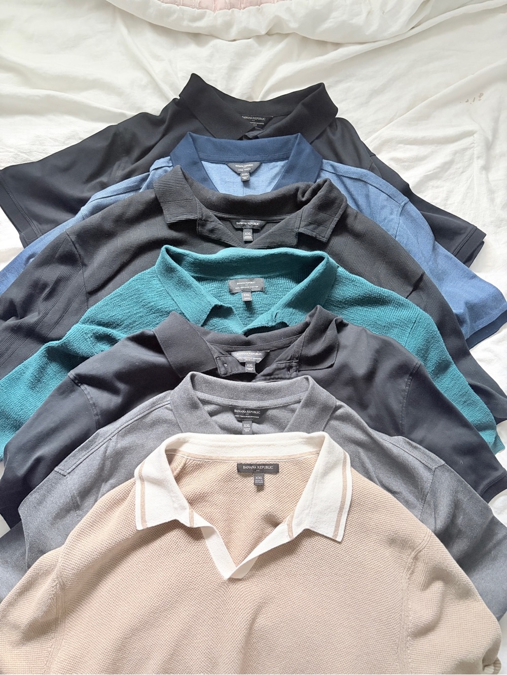 NWWT/NWT Banana Republic Mens XXL Polo & Knit Shirt Mega Bundle (6 Pack)
